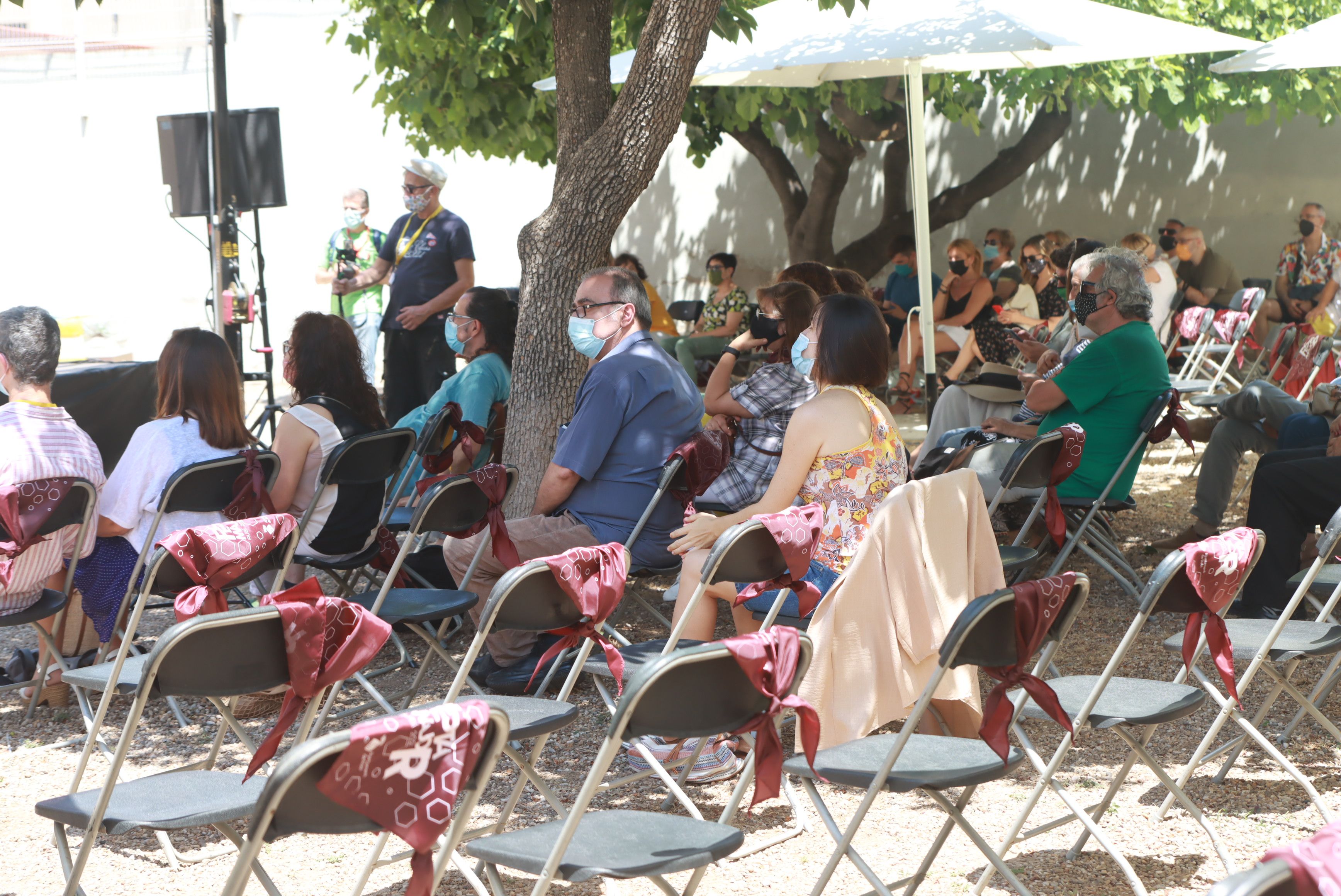 Actuacions musicals als jardins de l'Ateneu per Festa Major. FOTO: Josep Llamas