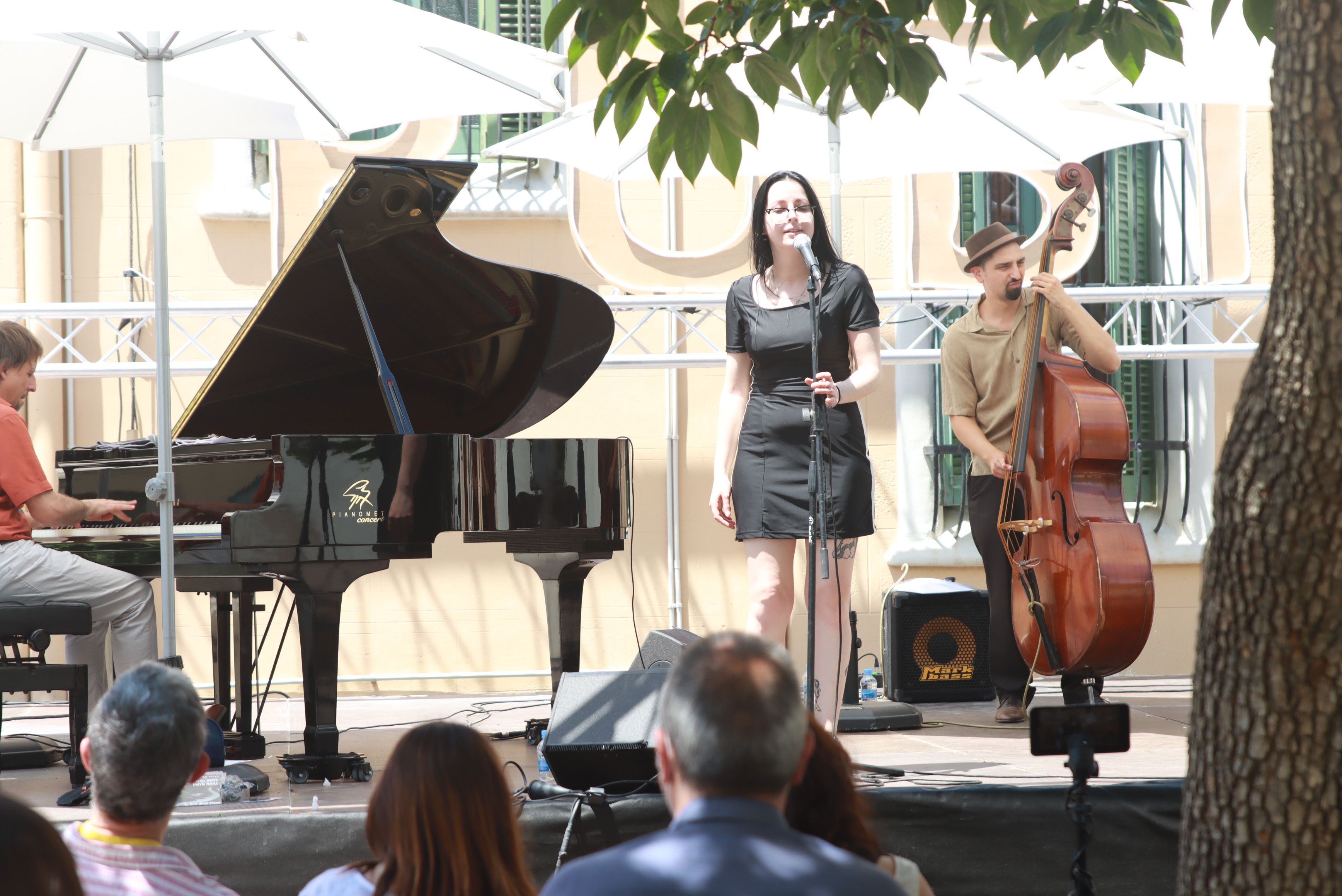 Actuacions musicals als jardins de l'Ateneu per Festa Major. FOTO: Josep Llamas