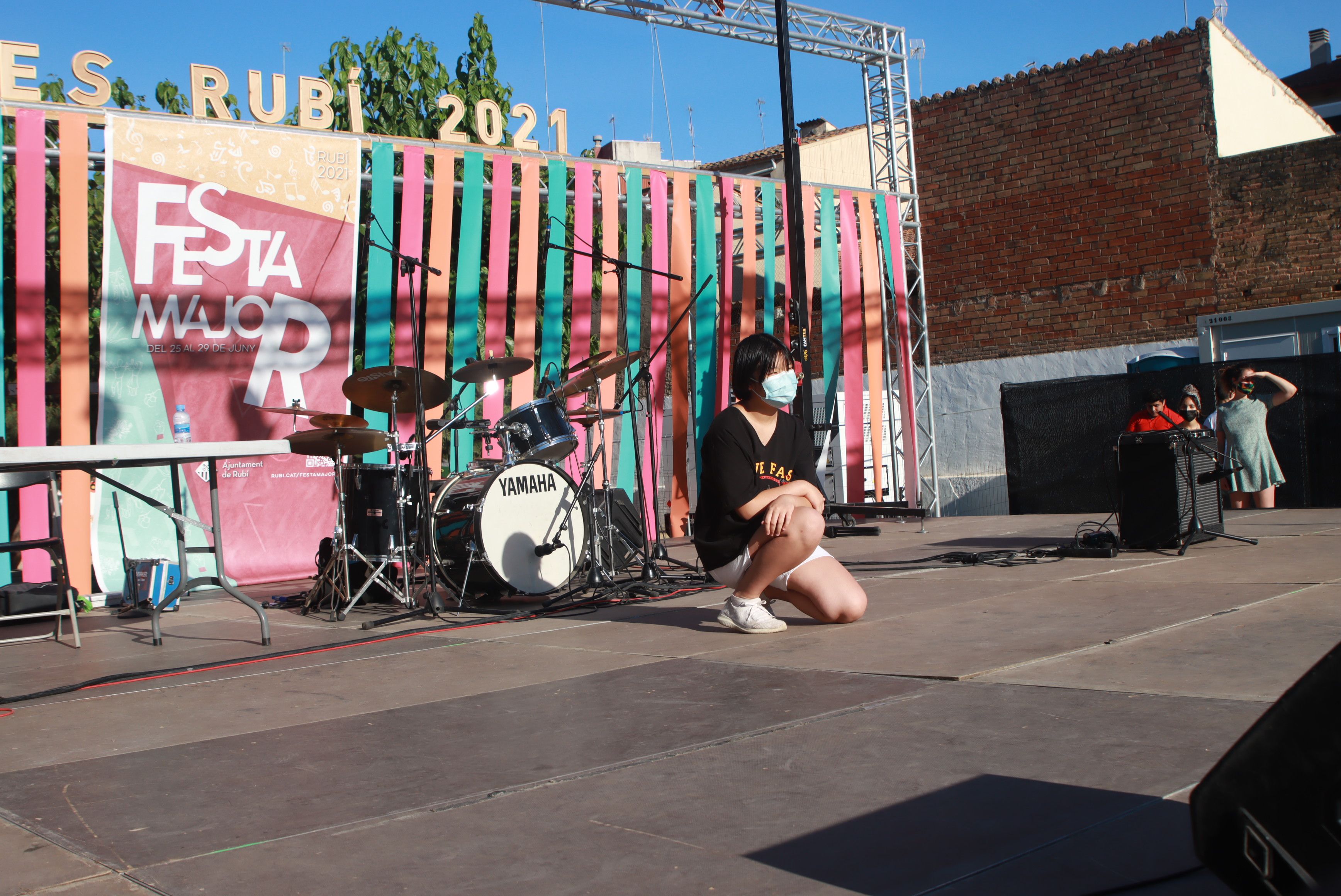 Actuacions musicals amb motiu del projecte Rubí Jove Expressa! per Festa Major. FOTO: Josep Llamas