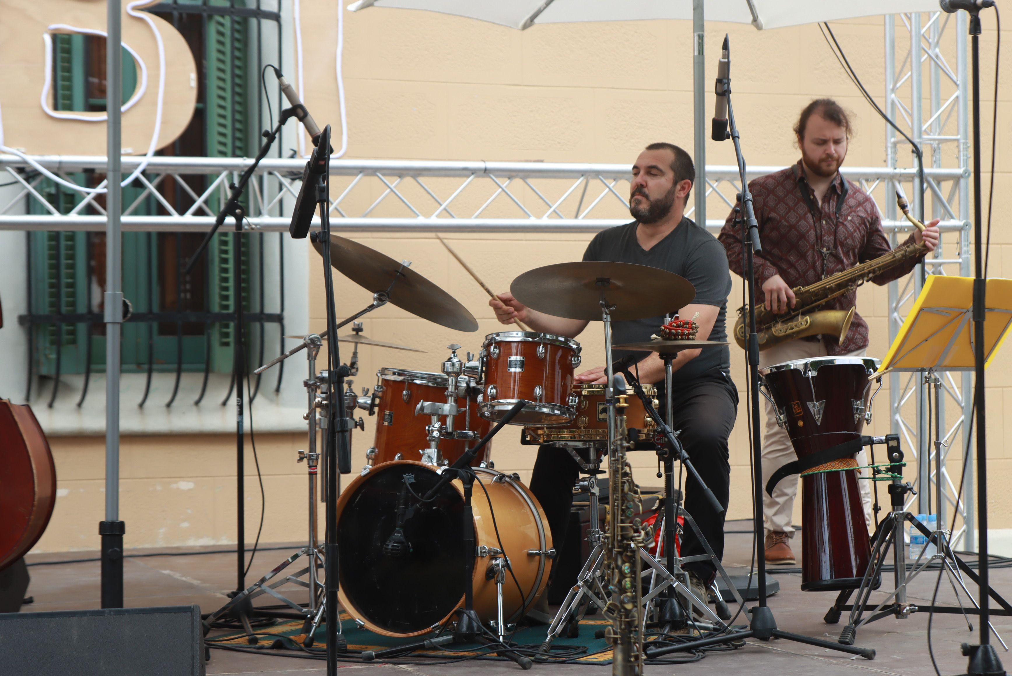 L'actuació de CBP Quartet als Jardins de l'Ateneu. FOTO: Josep Llamas