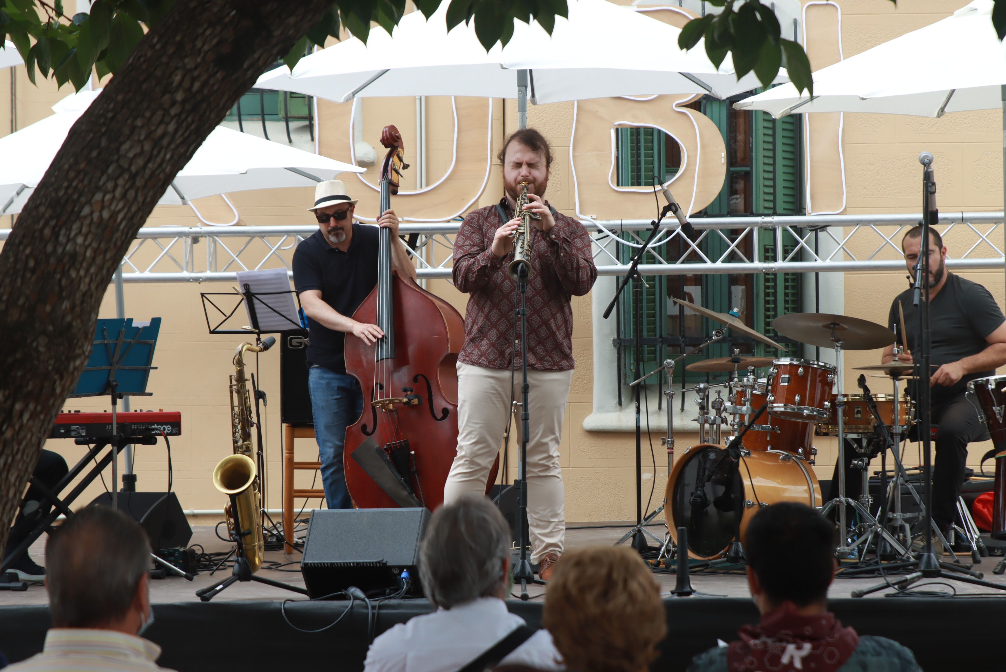 L'actuació de CBP Quartet als Jardins de l'Ateneu. FOTO: Josep Llamas