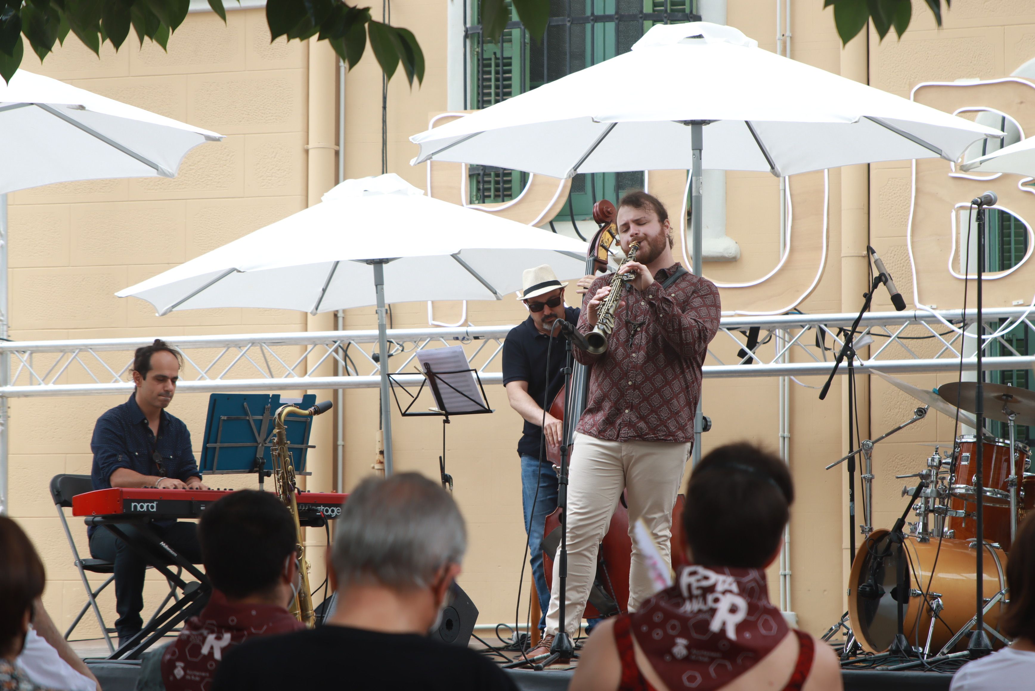 L'actuació de CBP Quartet als Jardins de l'Ateneu. FOTO: Josep Llamas