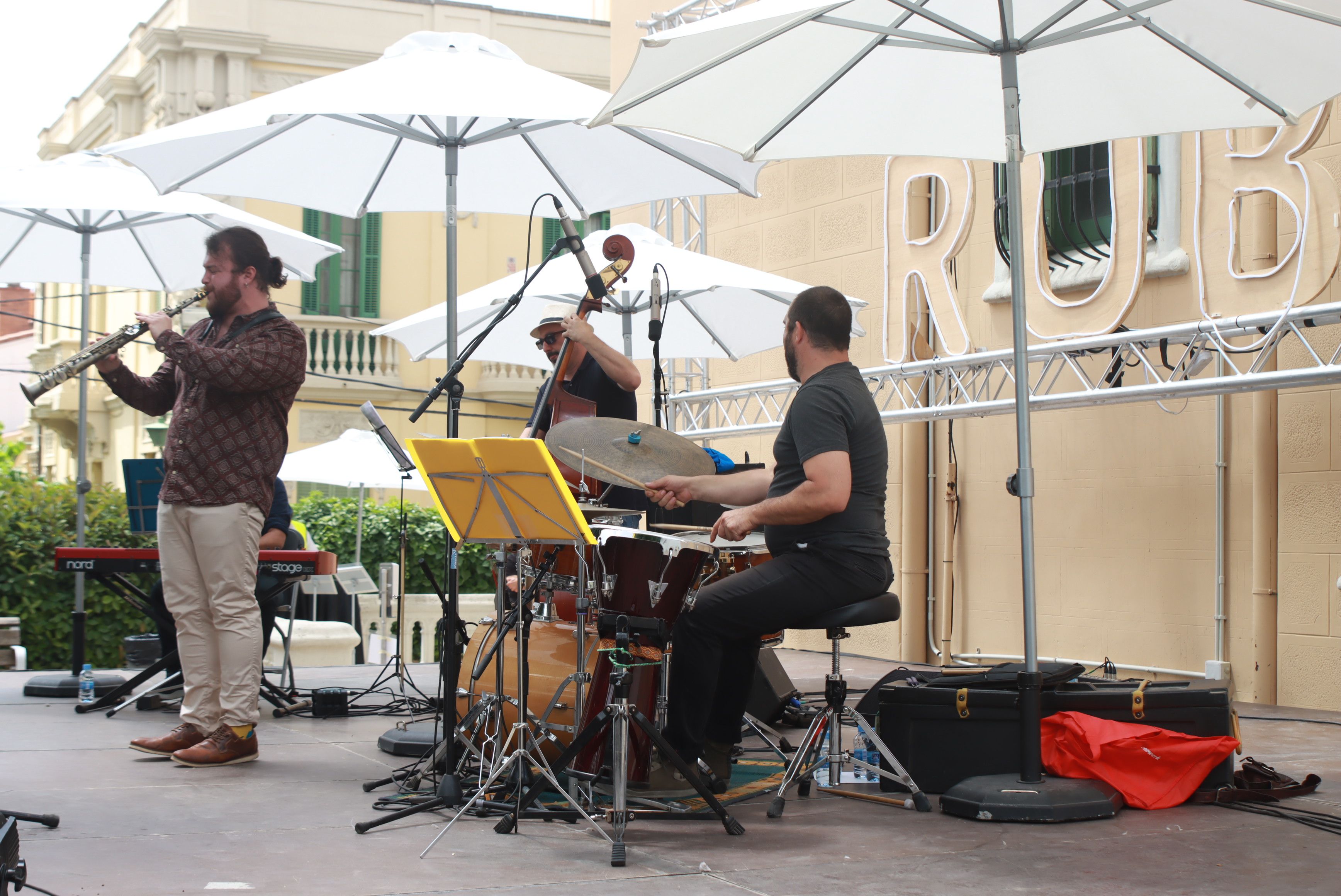 L'actuació de CBP Quartet als Jardins de l'Ateneu. FOTO: Josep Llamas