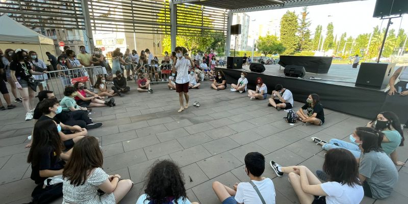 Rubí viu la primera edició del Saló del Còmic i el Manga a la Rambla del Ferrocarril