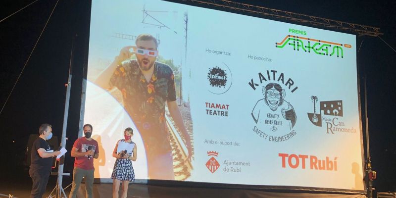 El jurat de la tercera edició dels premis Arkam en el moment de donar el veredicte. FOTO: Gemma Deza El jurat de la tercera edició dels premis Arkam en el moment de donar el veredicte. FOTO: Gemma Deza