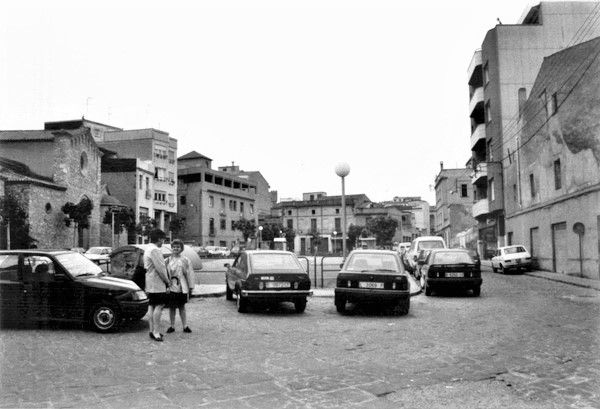 La plaça Dr. Guardiet en el 1987. FOTO: Sergi Colomer