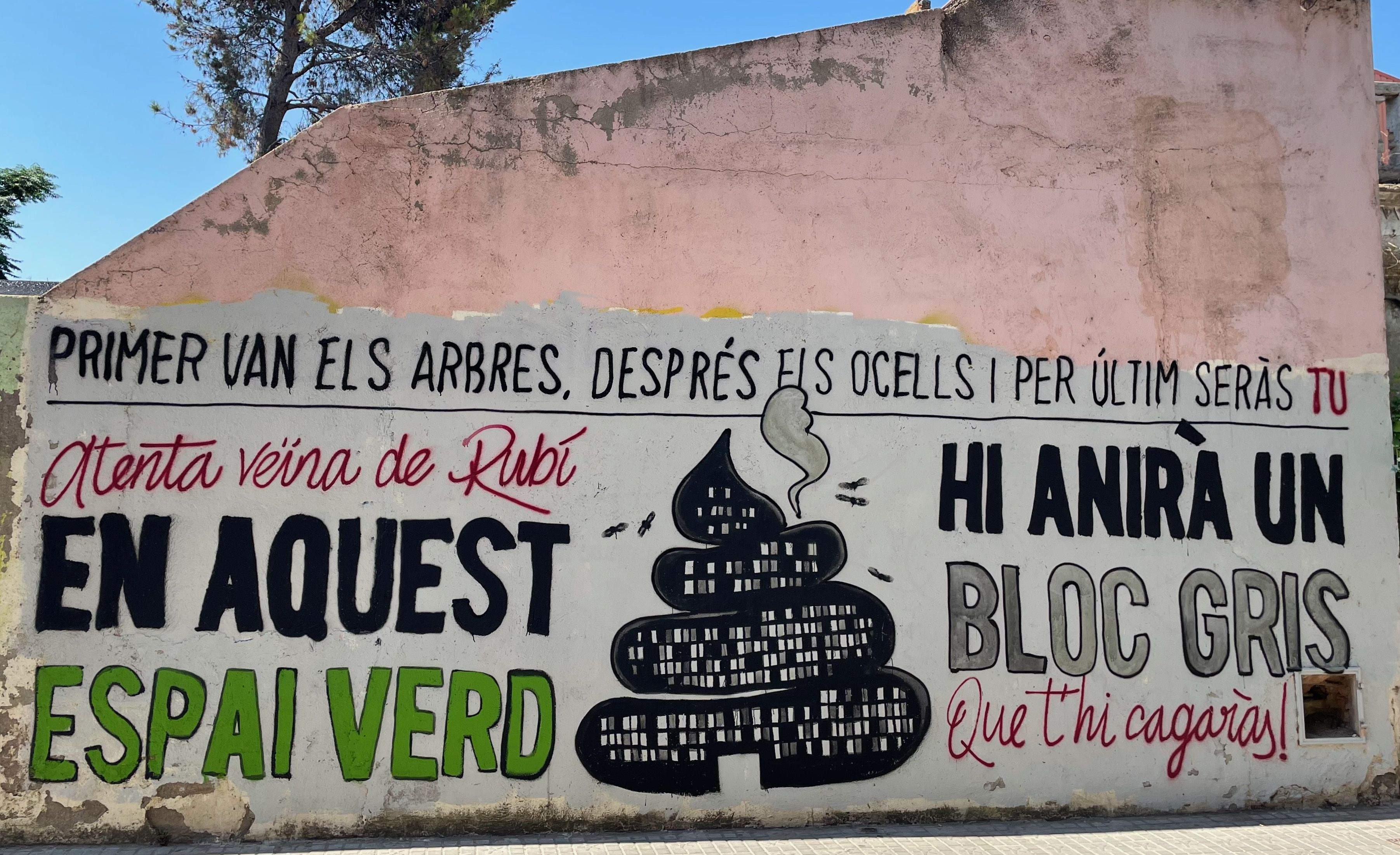 Suspès el desallotjament de l’hort comunitari El Mirlo. FOTO: NHS Suspès el desallotjament de l’hort comunitari El Mirlo. FOTO: NHS