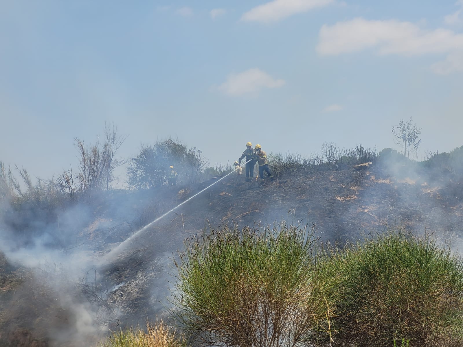 Incendi a la zona de l'estany dels Alous. FOTO: Cedida Incendi a la zona de l'estany dels Alous. FOTO: Cedida