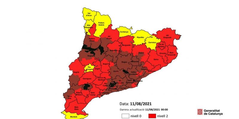 Mapa risc incendis