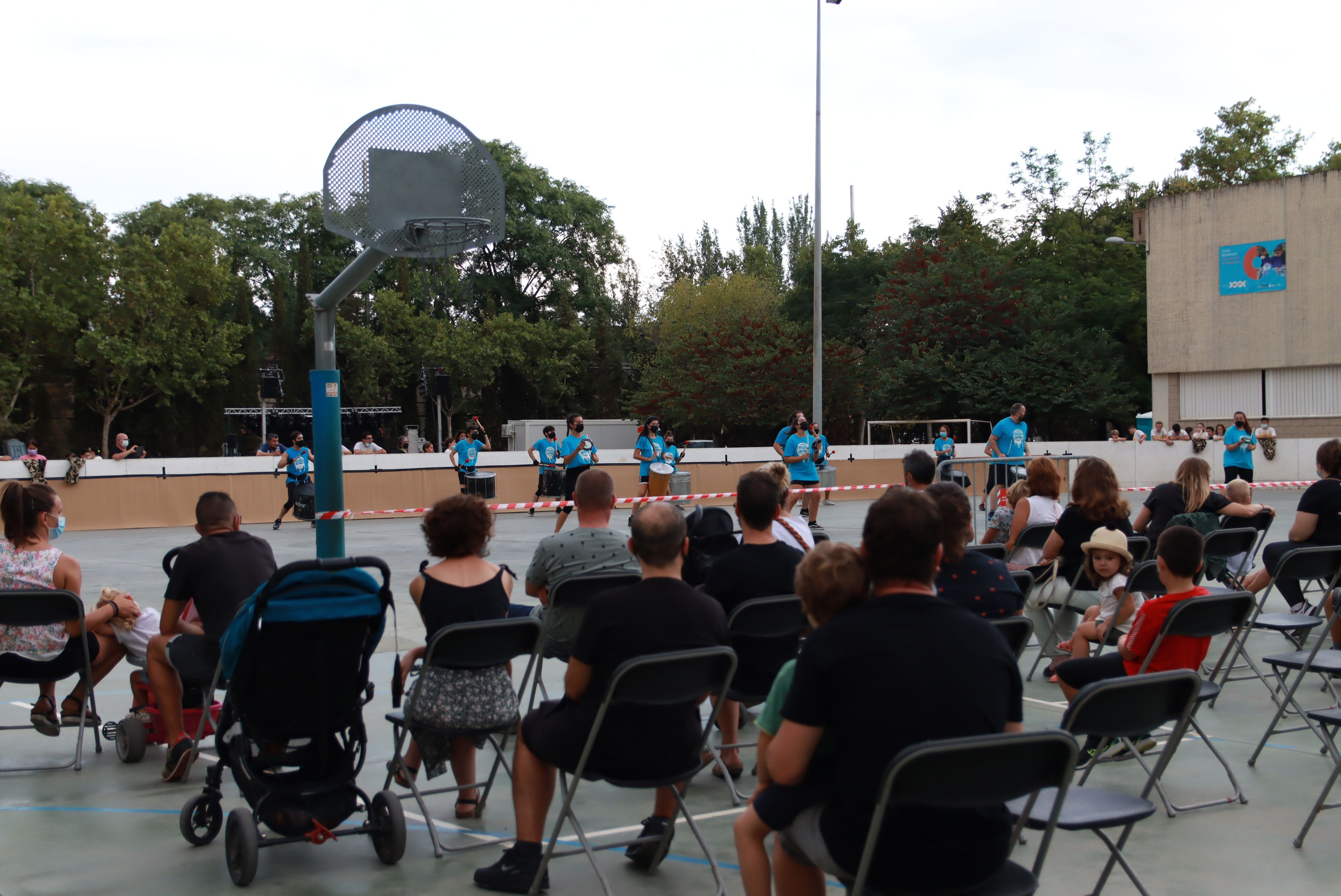 Tabalada a càrrec del grup de percussió Explosió Rítmica. FOTO: Josep Llamas