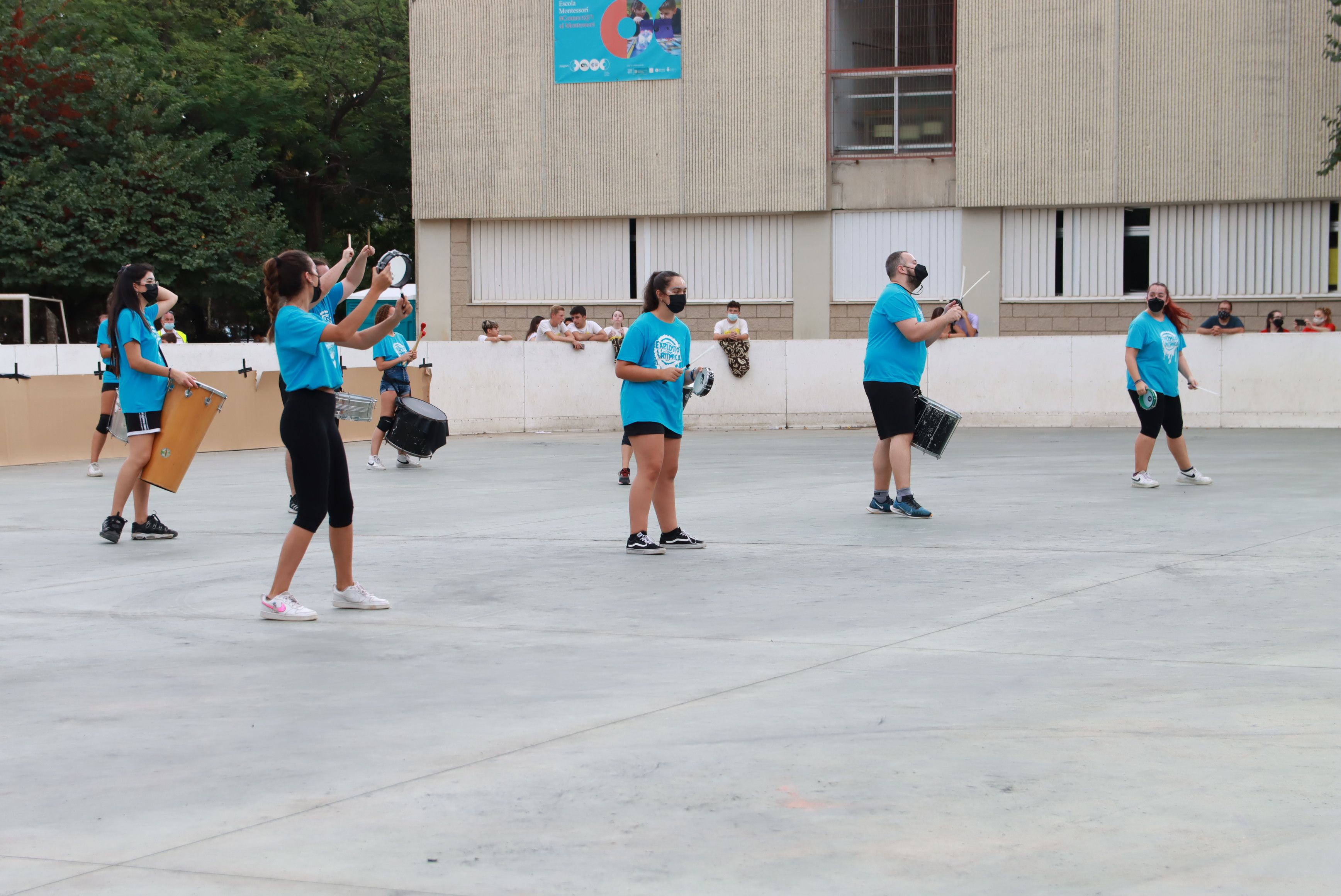 Tabalada a càrrec del grup de percussió Explosió Rítmica. FOTO: Josep Llamas