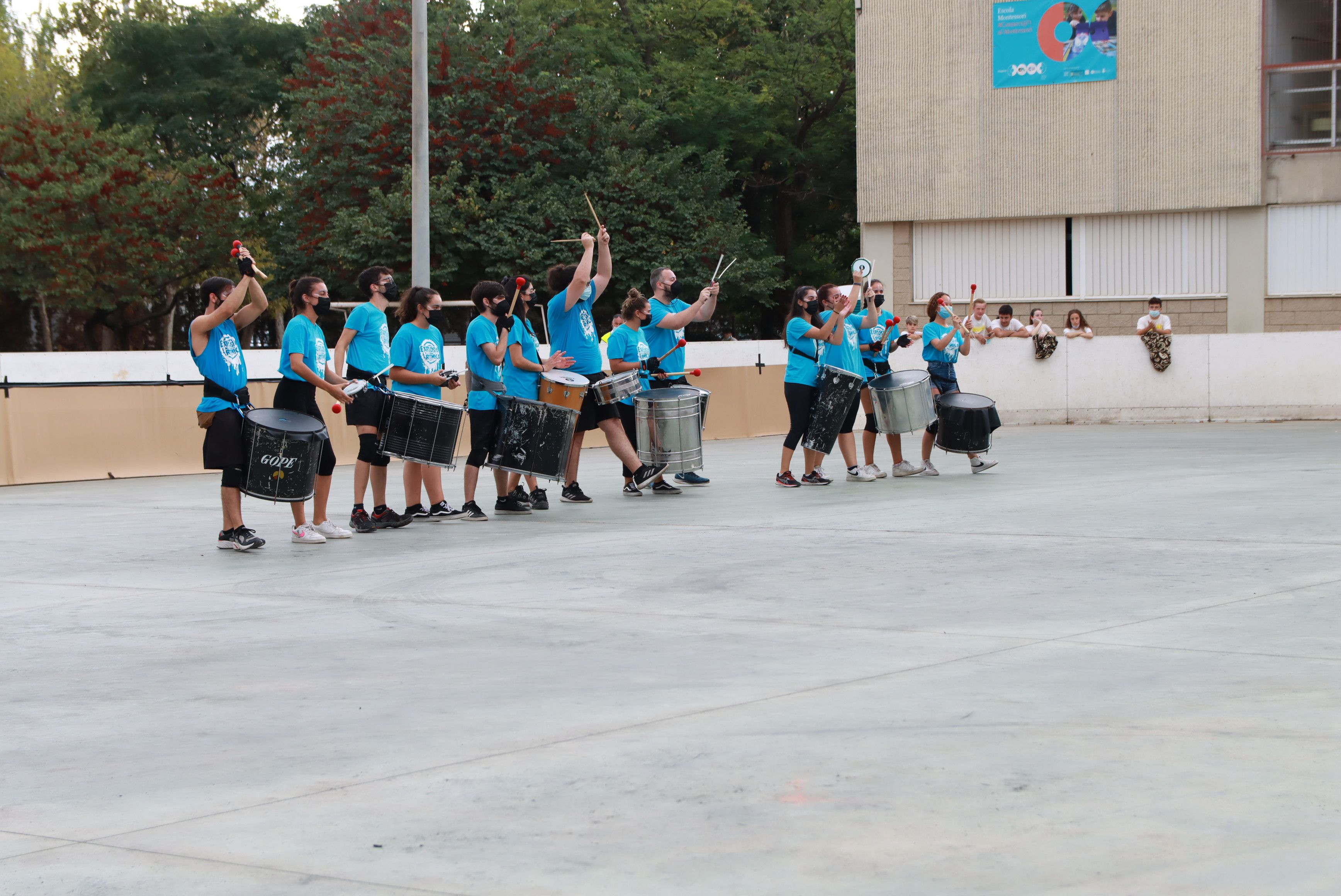 Tabalada a càrrec del grup de percussió Explosió Rítmica. FOTO: Josep Llamas