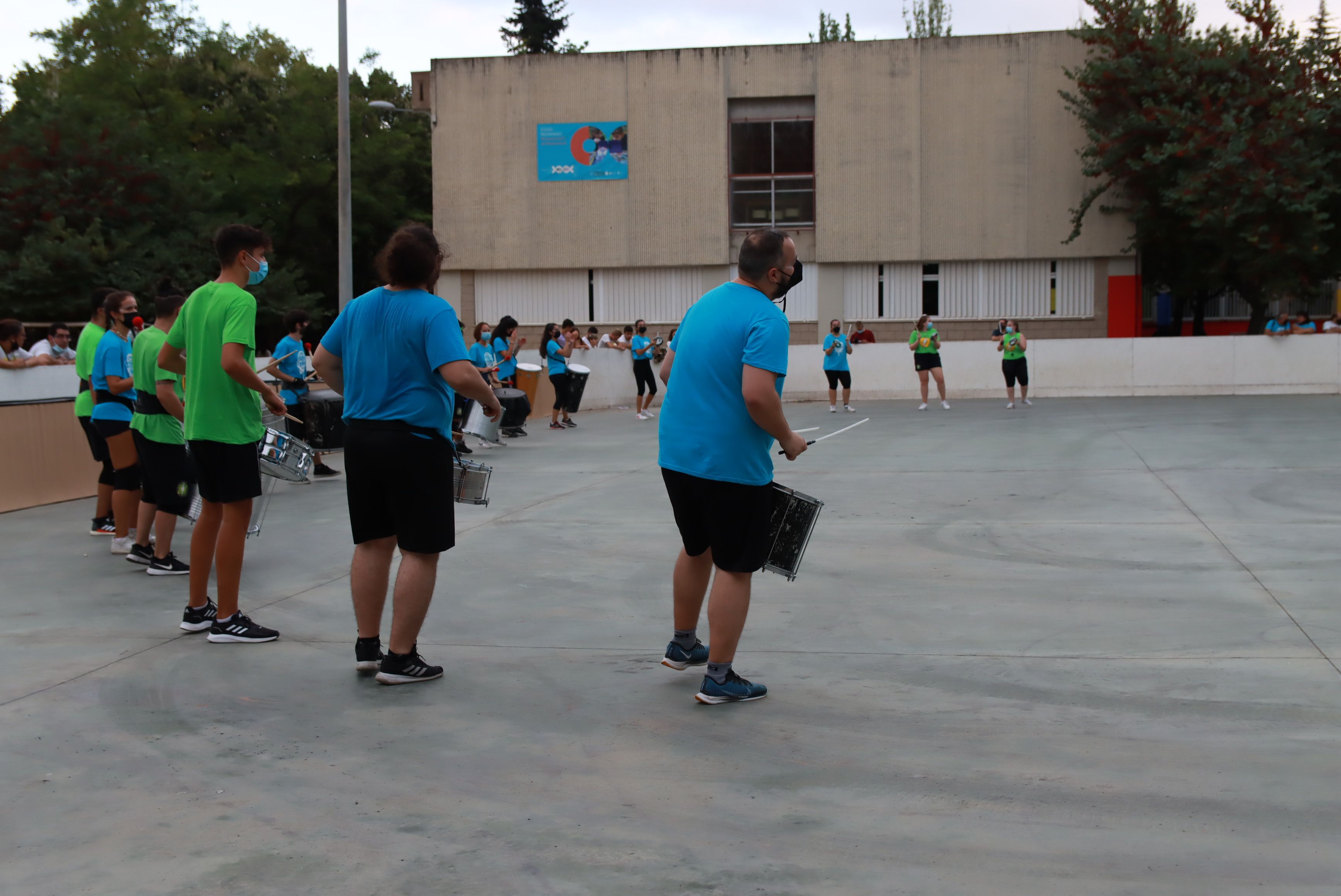 Tabalada a càrrec dels grups de percussió Explosió Rítmica i Tronats. FOTO: Josep Llamas