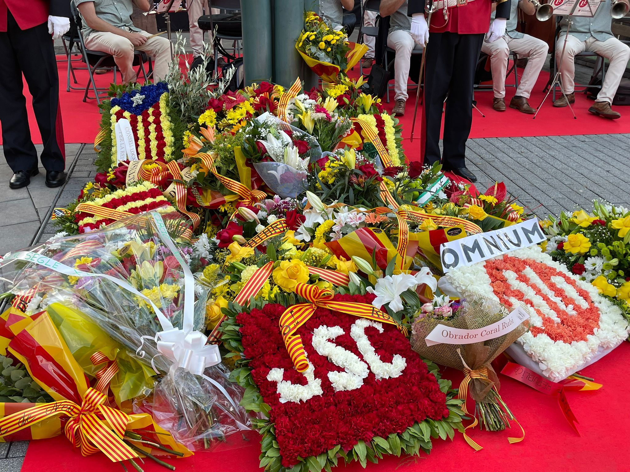 Rubí commemora la Diada de Catalunya. FOTO: Andrea Martínez