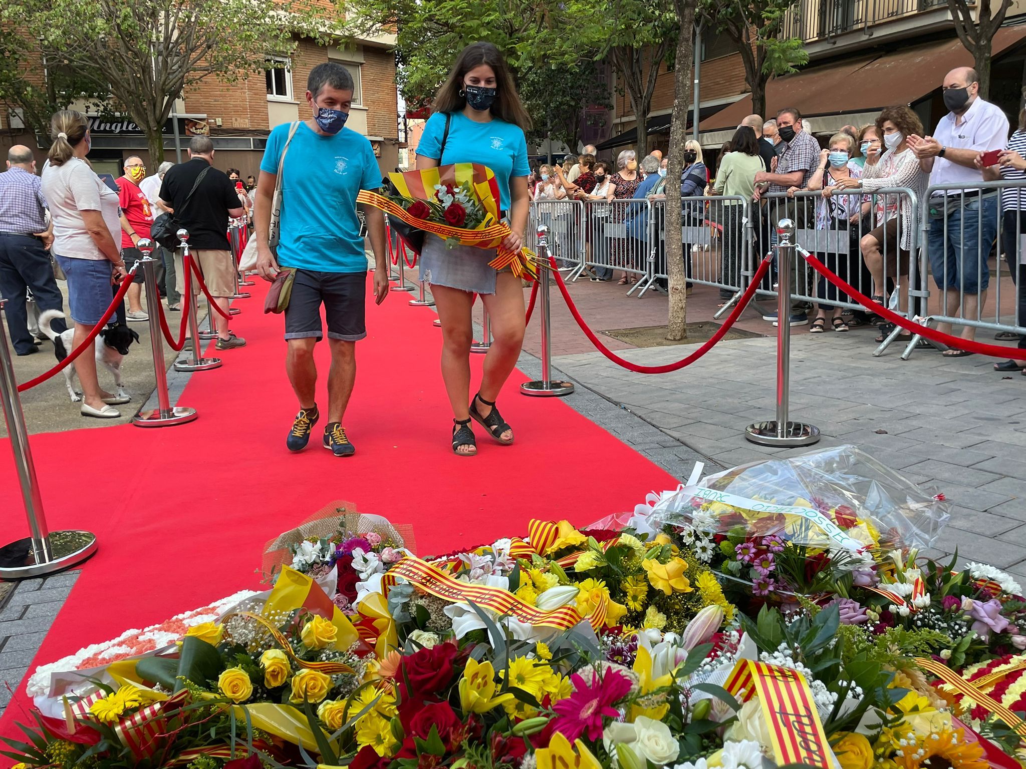 Rubí commemora la Diada de Catalunya. FOTO: Andrea Martínez