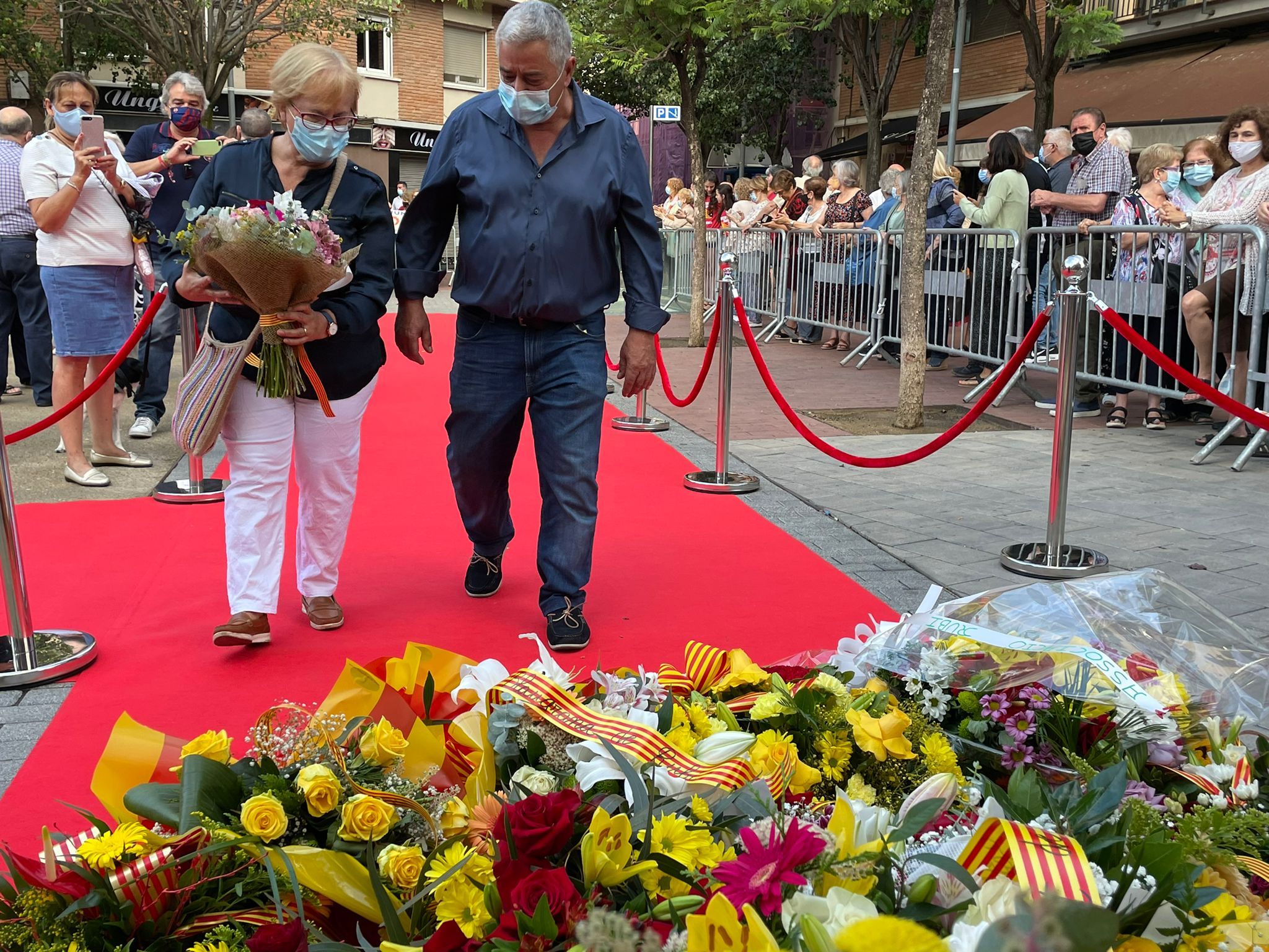 Rubí commemora la Diada de Catalunya. FOTO: Andrea Martínez