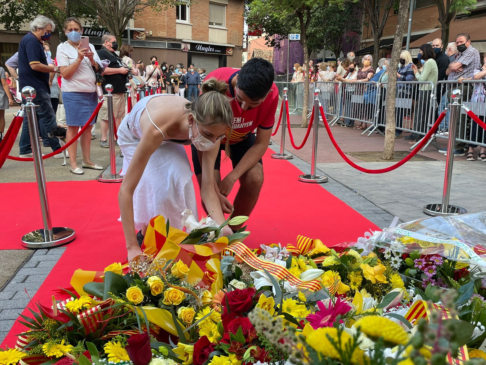 Rubí commemora la Diada de Catalunya. FOTO: Andrea Martínez