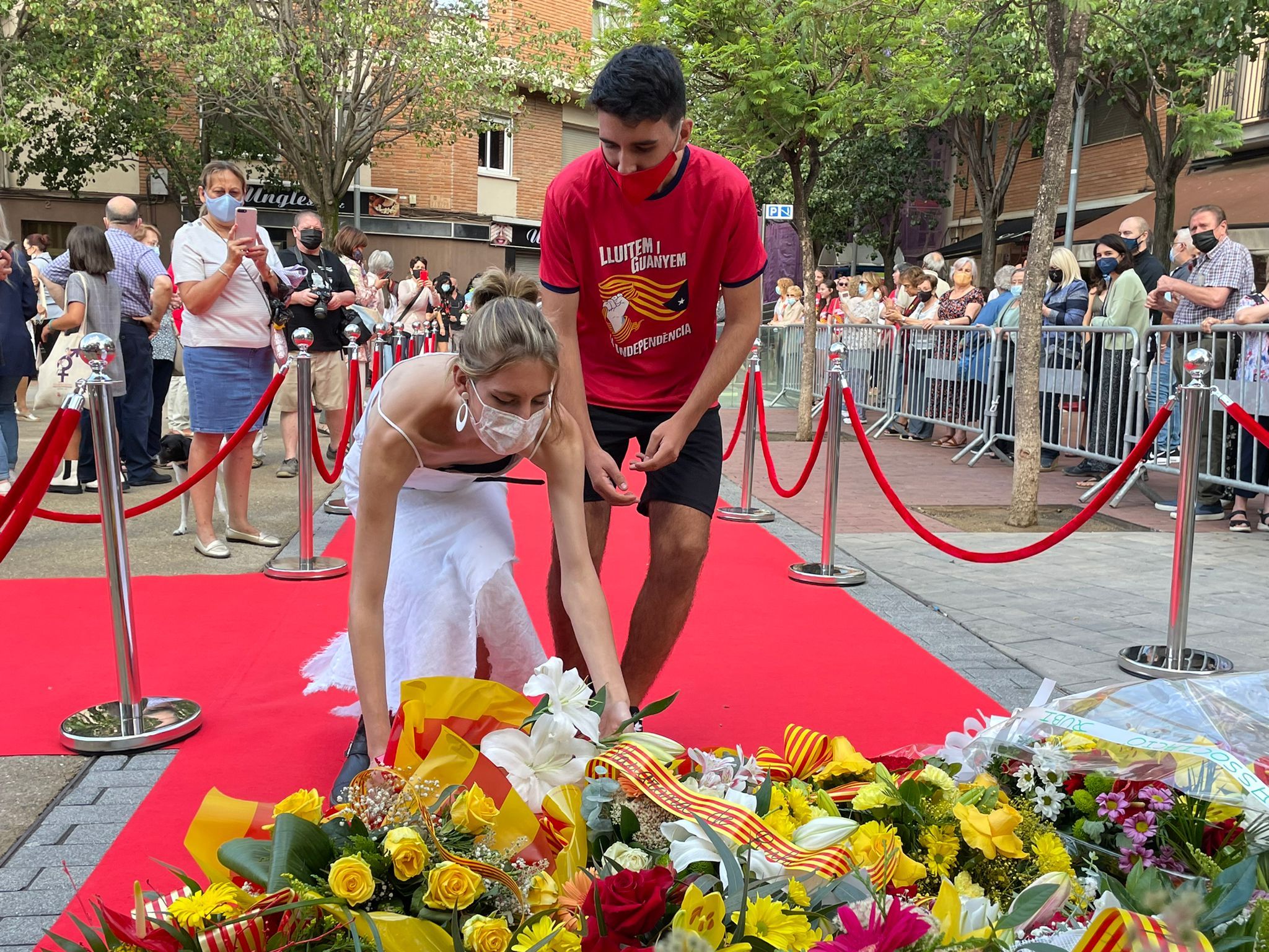 Rubí commemora la Diada de Catalunya. FOTO: Andrea Martínez