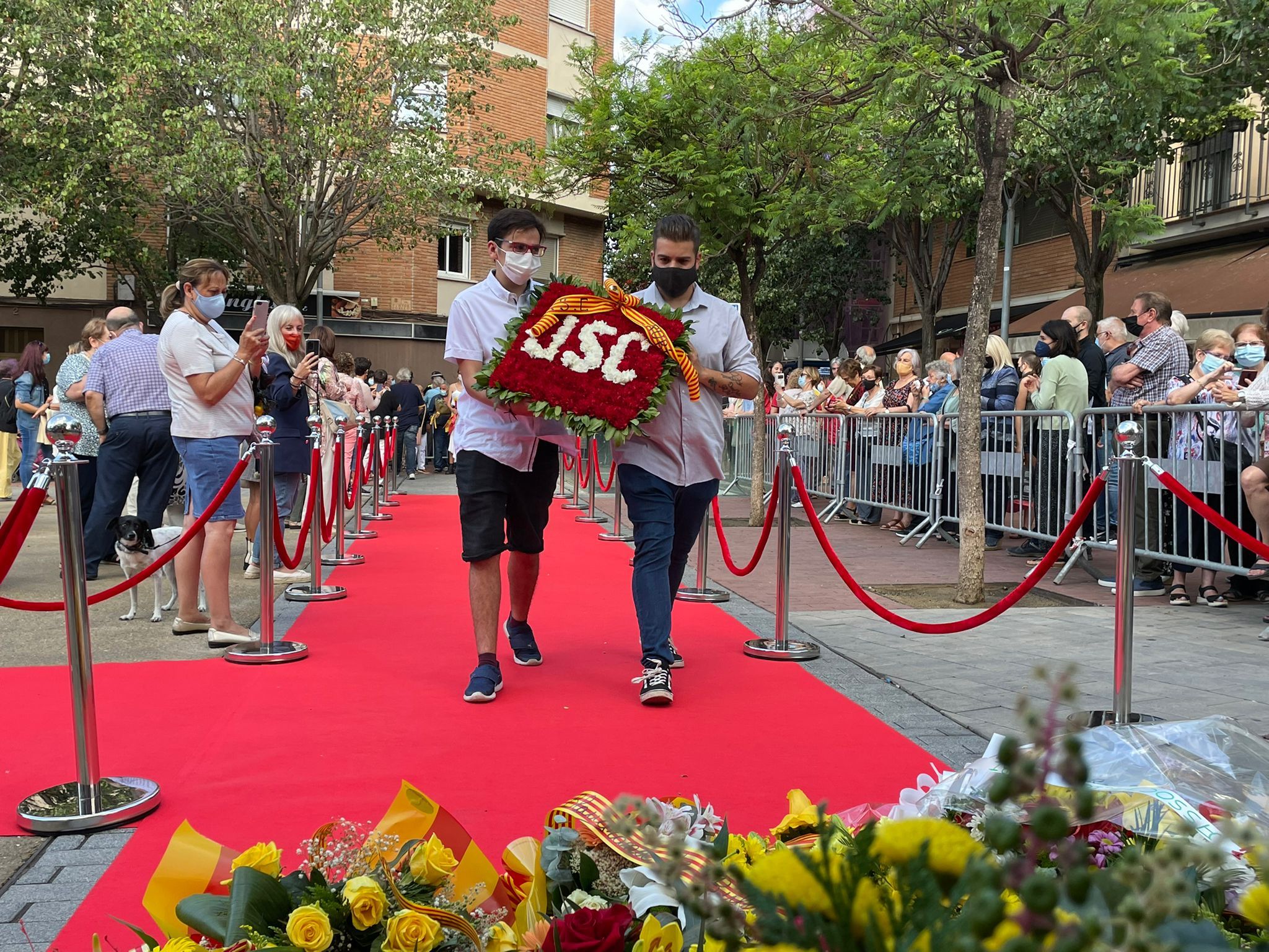 Rubí commemora la Diada de Catalunya. FOTO: Andrea Martínez