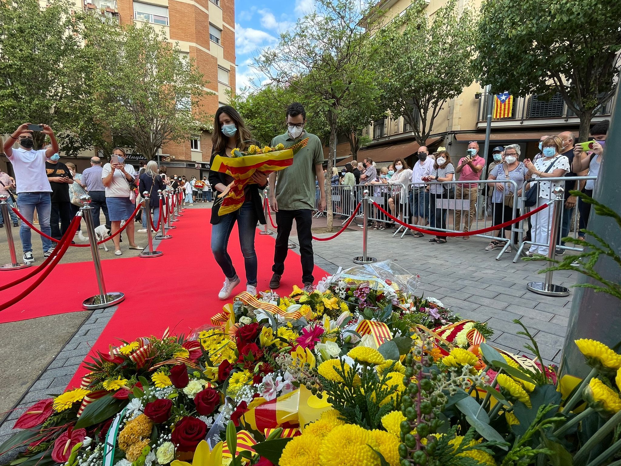 Rubí commemora la Diada de Catalunya. FOTO: Andrea Martínez