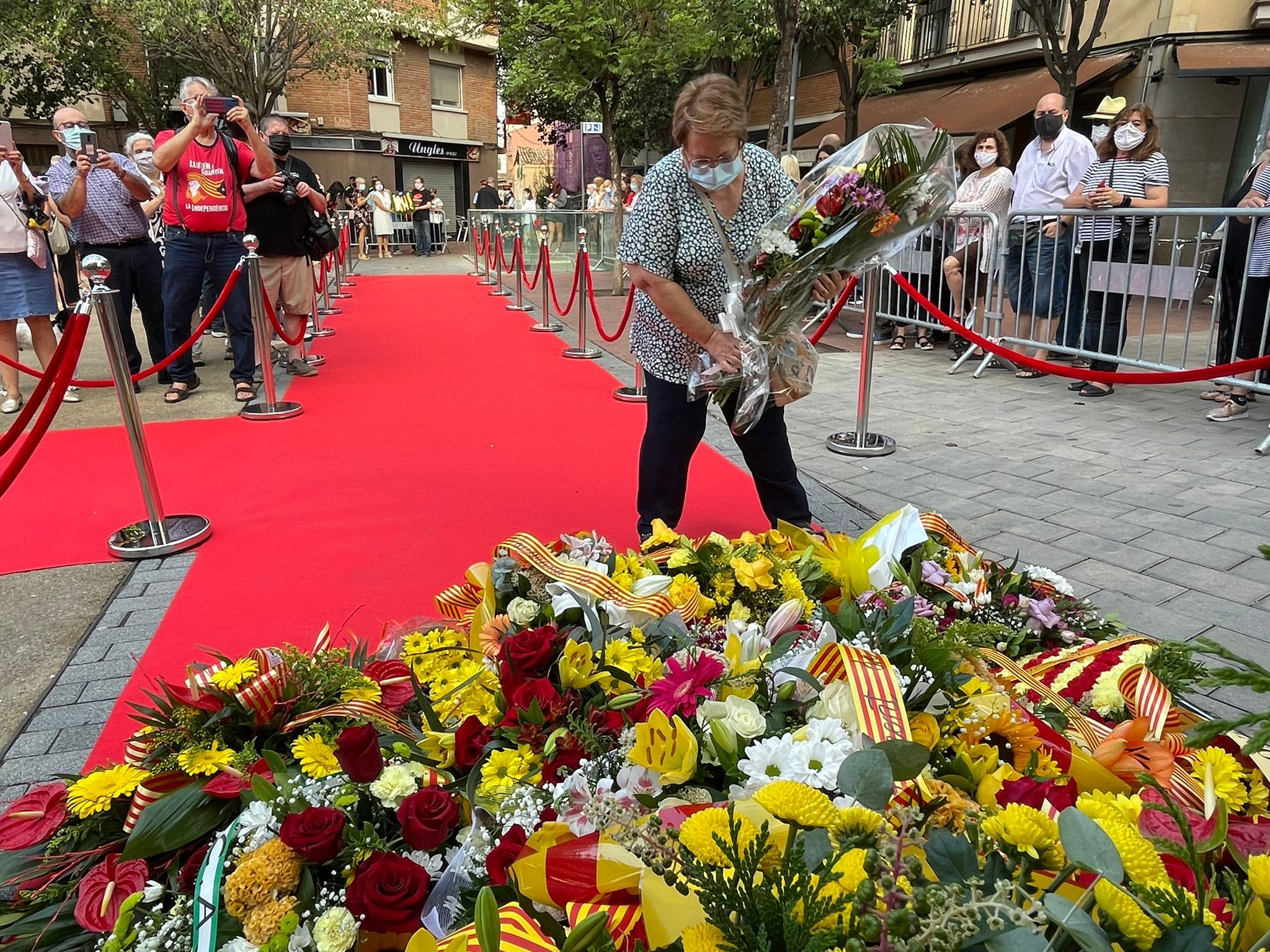 Rubí commemora la Diada de Catalunya. FOTO: Andrea Martínez