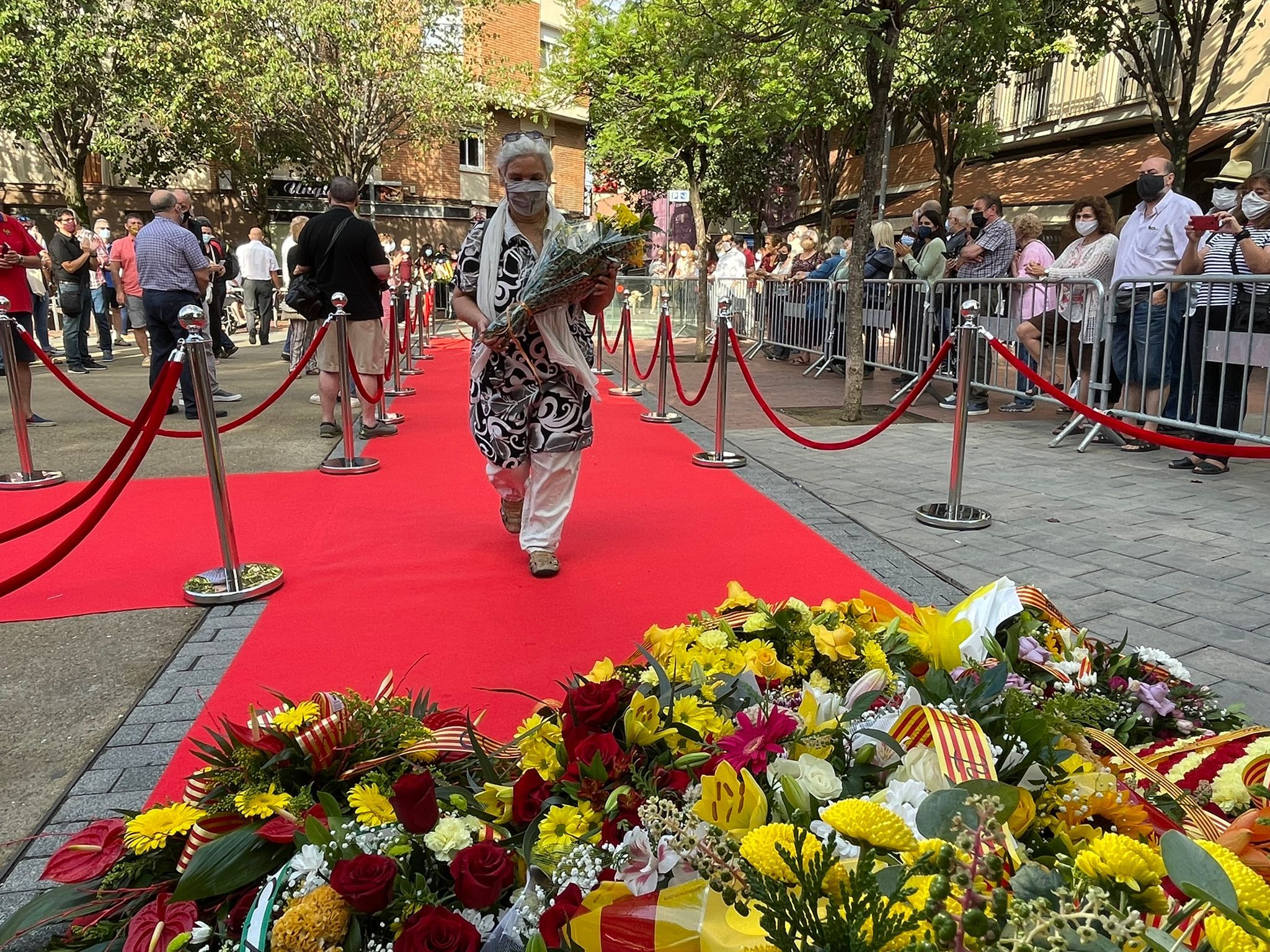 Rubí commemora la Diada de Catalunya. FOTO: Andrea Martínez