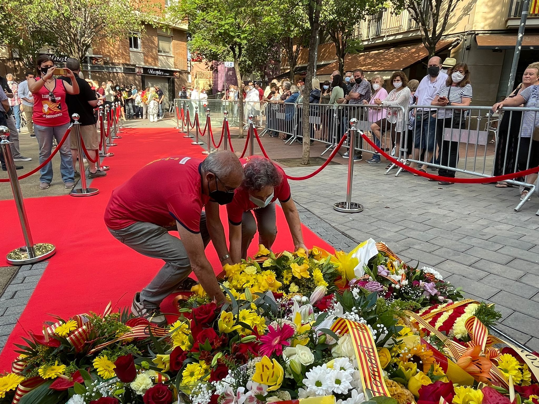 Rubí commemora la Diada de Catalunya. FOTO: Andrea Martínez