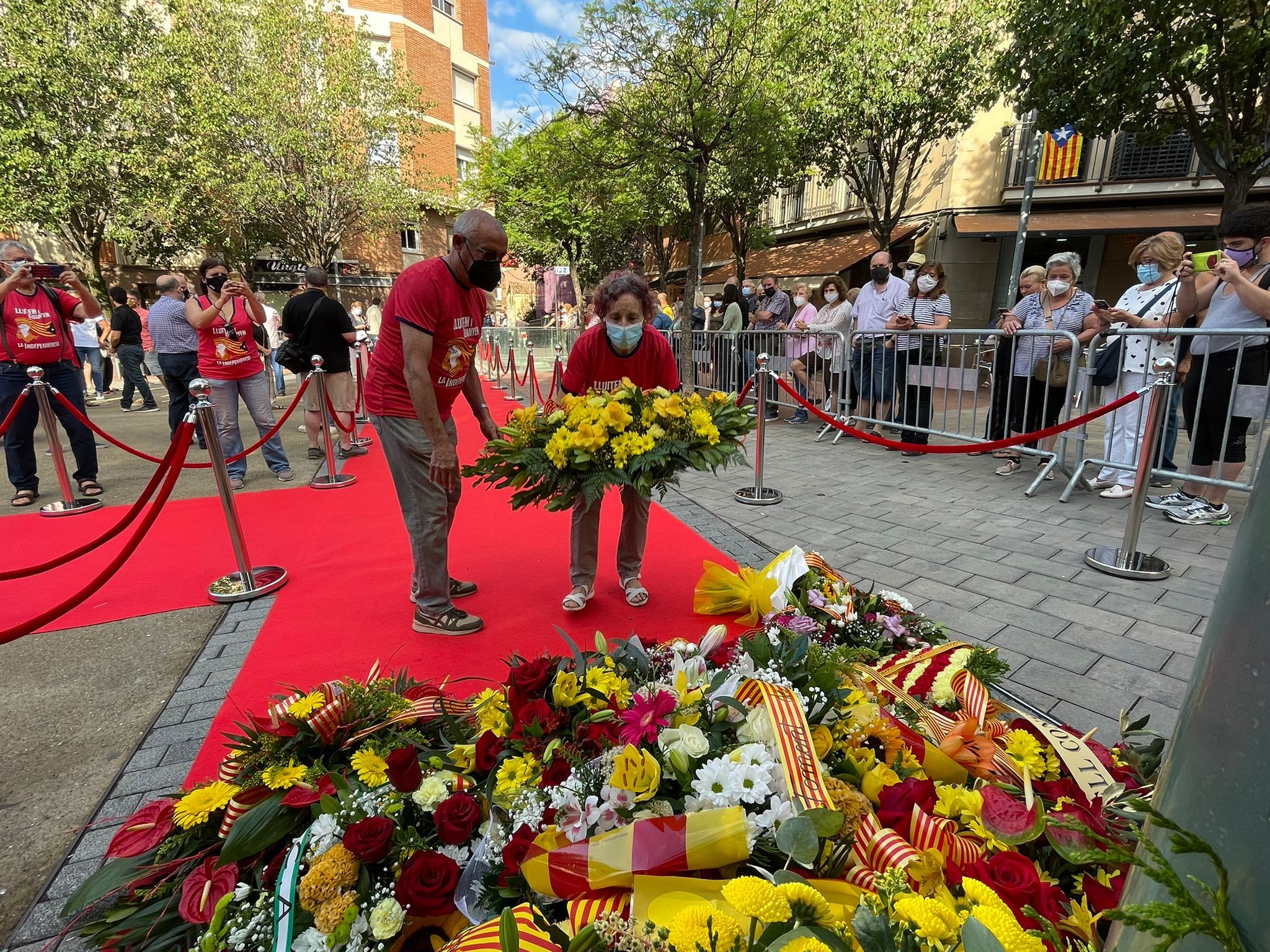 Rubí commemora la Diada de Catalunya. FOTO: Andrea Martínez