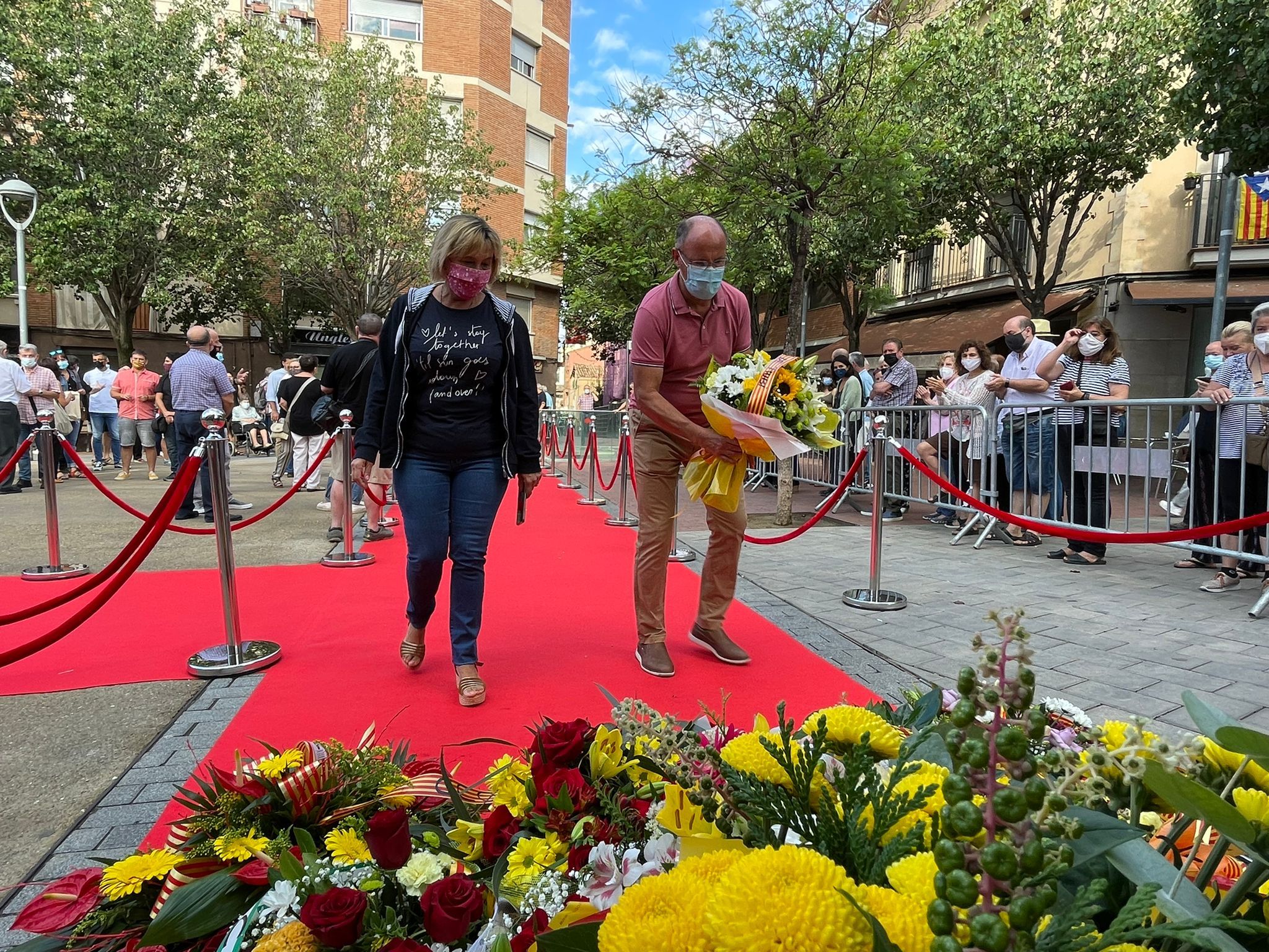 Rubí commemora la Diada de Catalunya. FOTO: Andrea Martínez