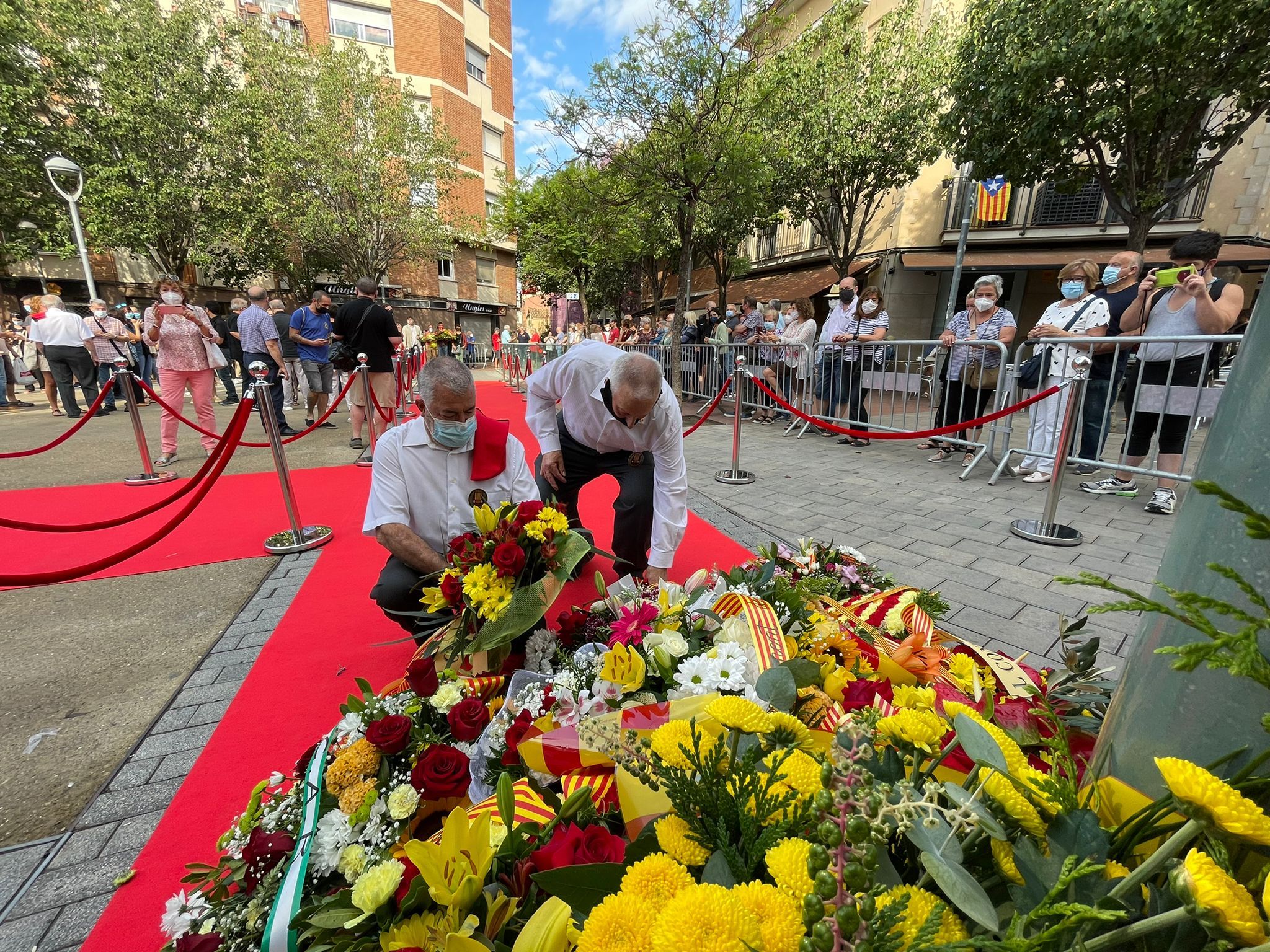 Rubí commemora la Diada de Catalunya. FOTO: Andrea Martínez