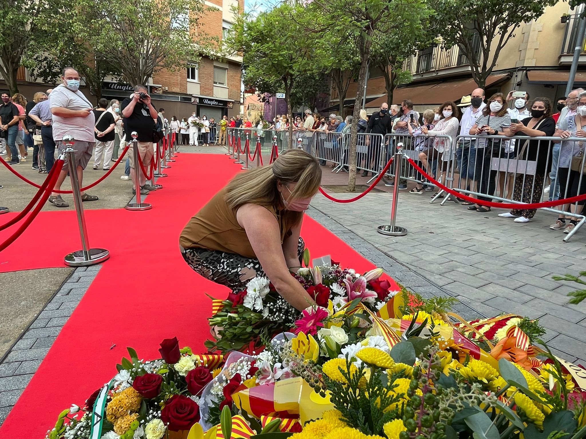 Rubí commemora la Diada de Catalunya. FOTO: Andrea Martínez