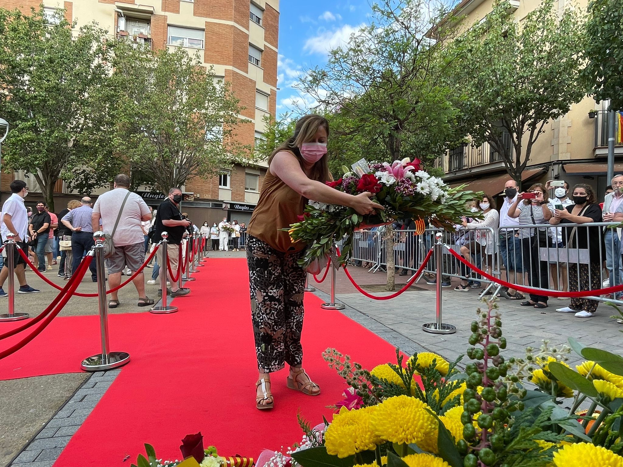 Rubí commemora la Diada de Catalunya. FOTO: Andrea Martínez