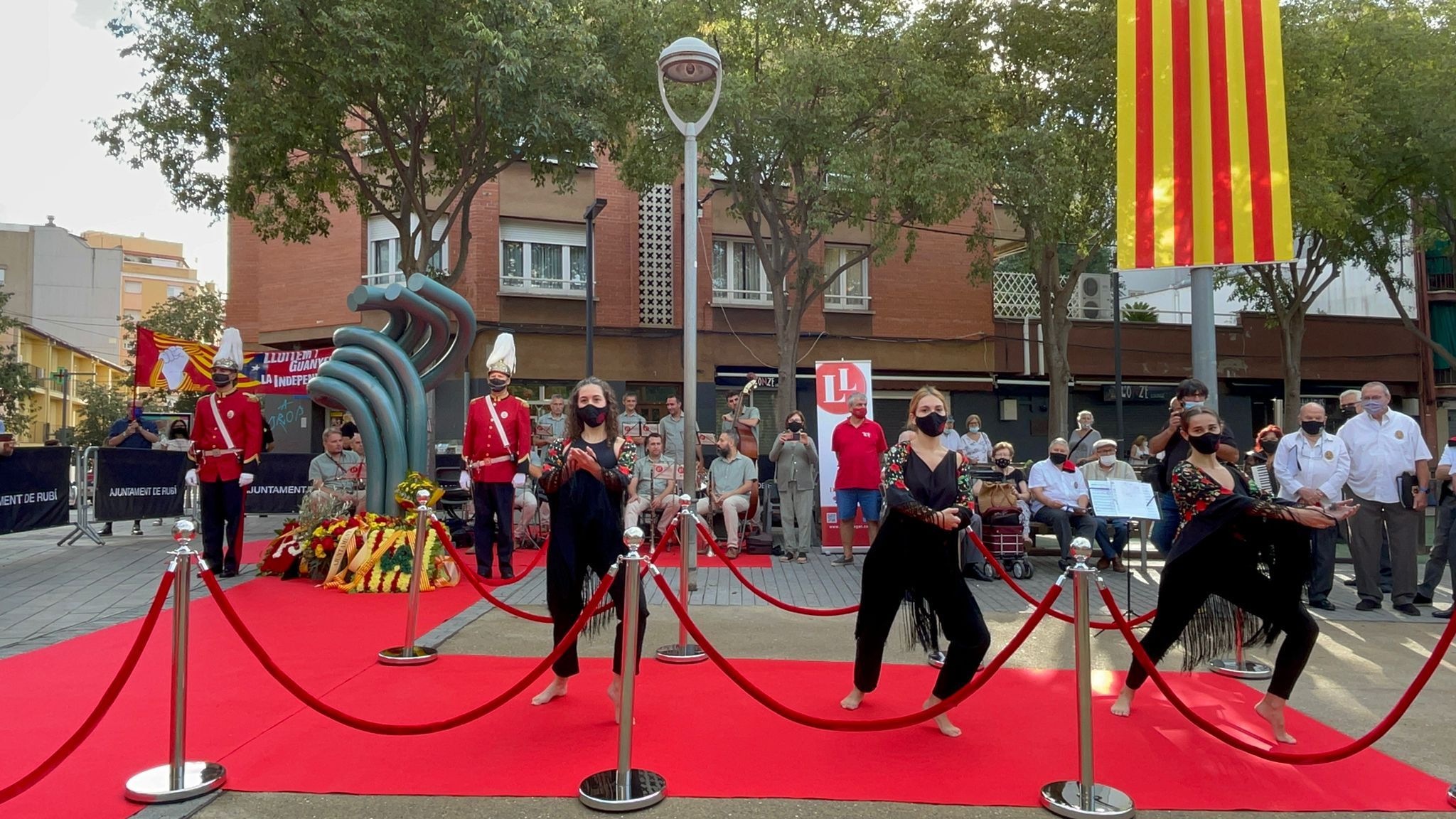 Rubí commemora la Diada de Catalunya. FOTO: Andrea Martínez