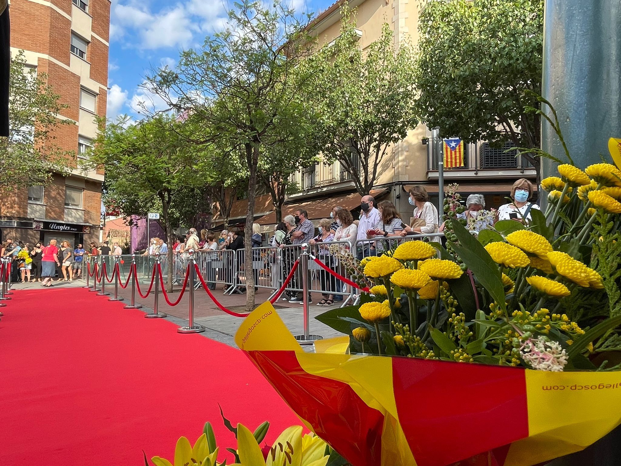 Rubí commemora la Diada de Catalunya. FOTO: Andrea Martínez