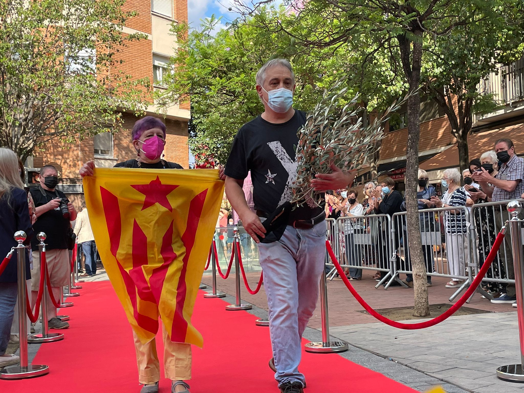 Rubí commemora la Diada de Catalunya. FOTO: Andrea Martínez