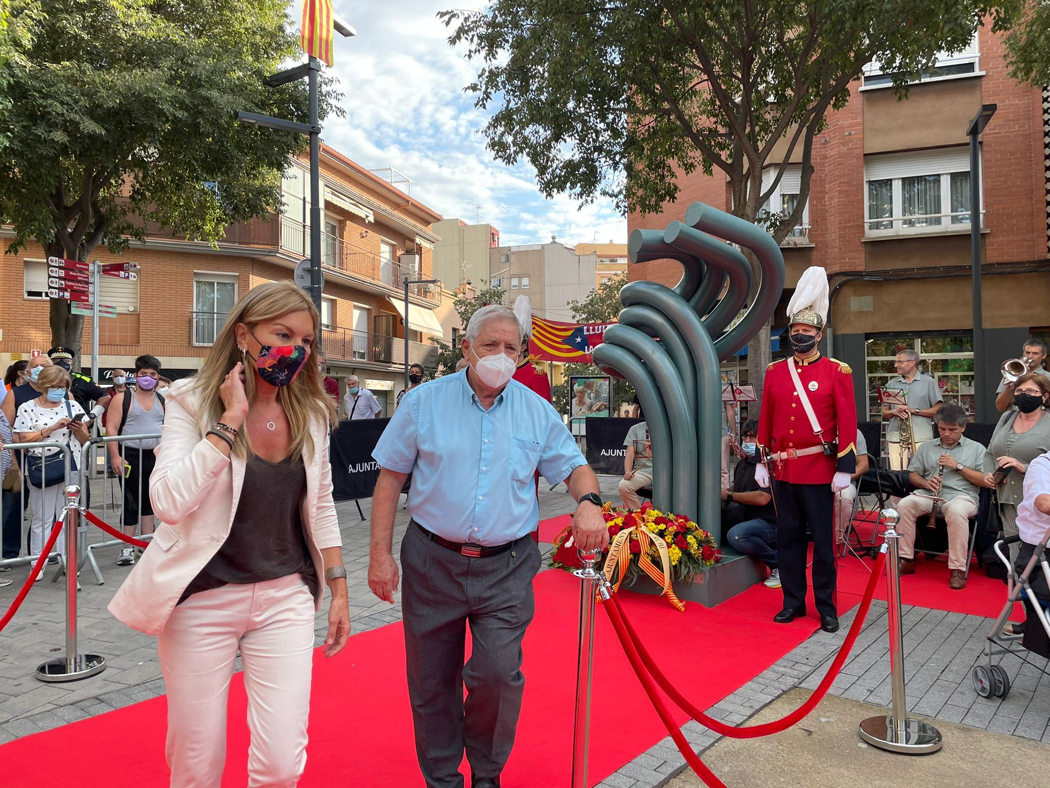 Rubí commemora la Diada de Catalunya. FOTO: Andrea Martínez