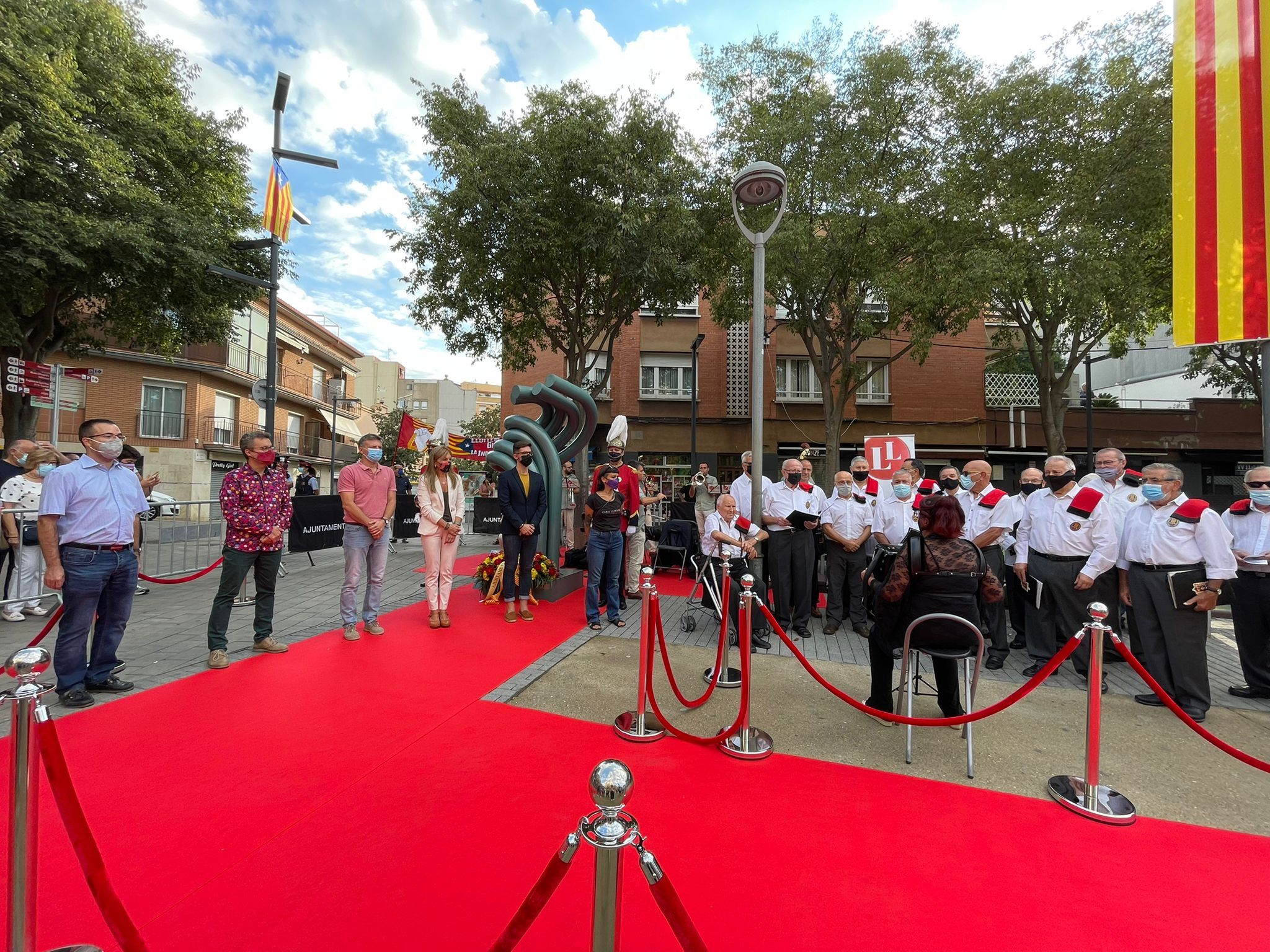 Rubí commemora la Diada de Catalunya. FOTO: Andrea Martínez