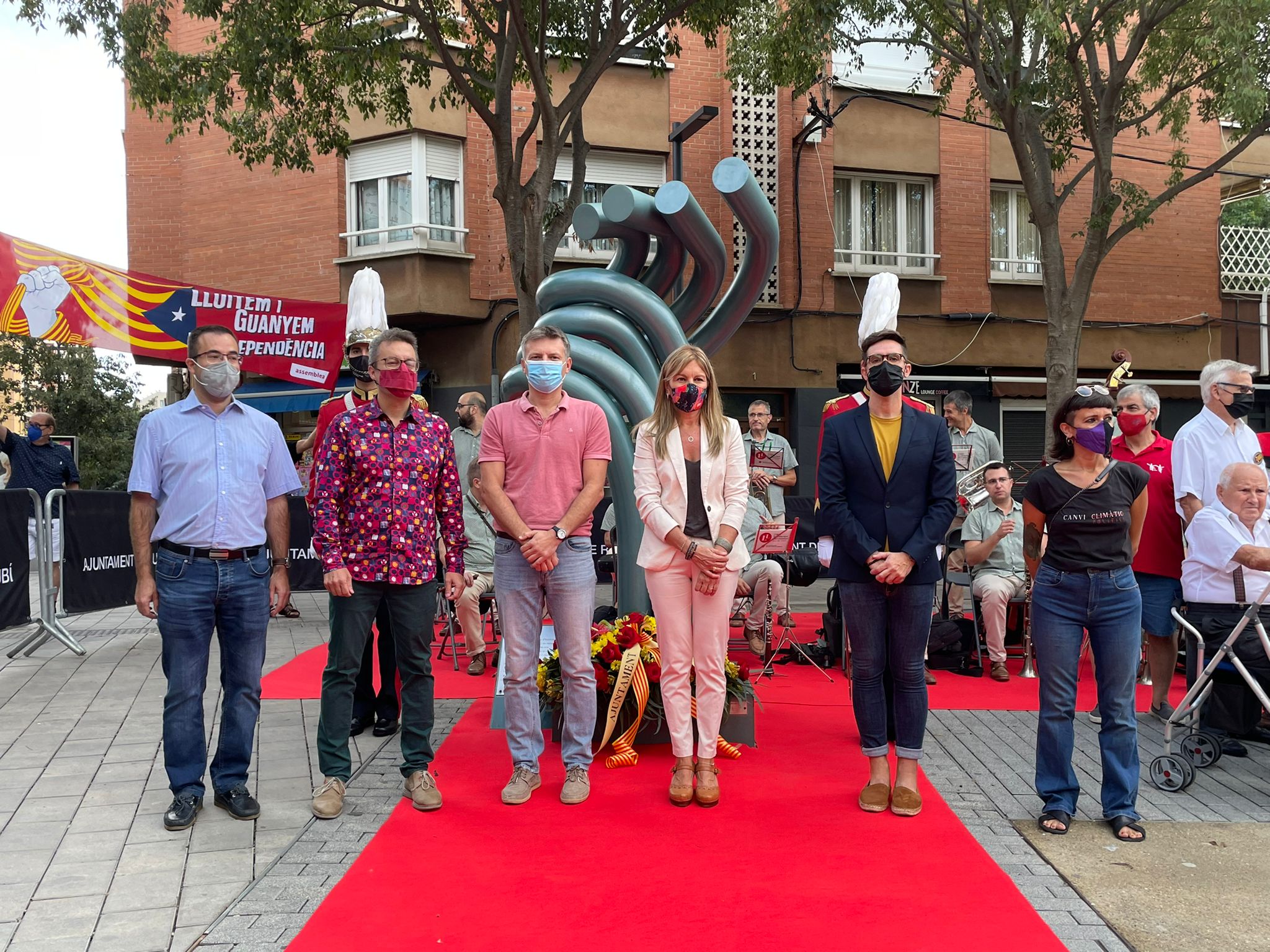 Rubí commemora la Diada de Catalunya. FOTO: Andrea Martínez