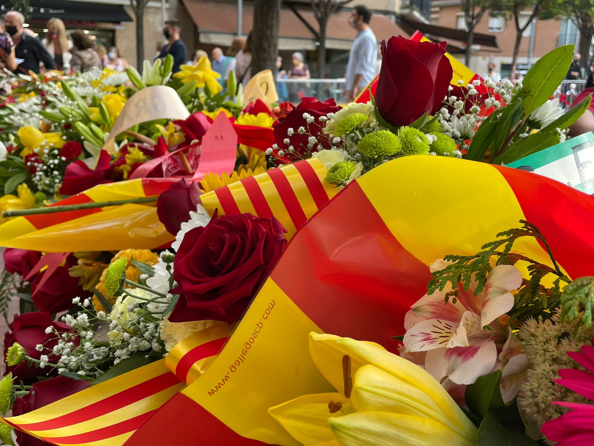 Rubí commemora la Diada de Catalunya. FOTO: Andrea Martínez