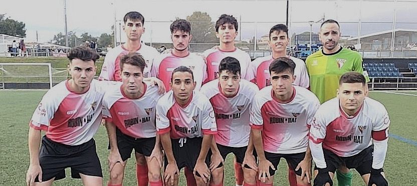 Els jugadors del filial de la UE Rubí. FOTO: Cedida