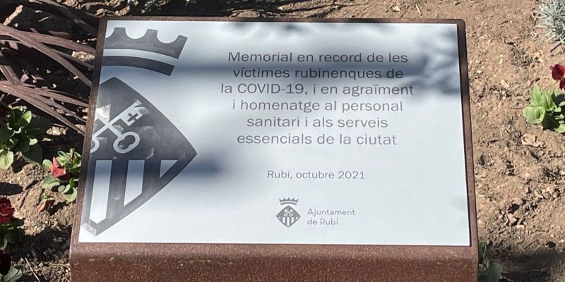 Memorial a les víctimes de la Covid-19 Memorial a les víctimes de la Covid-19