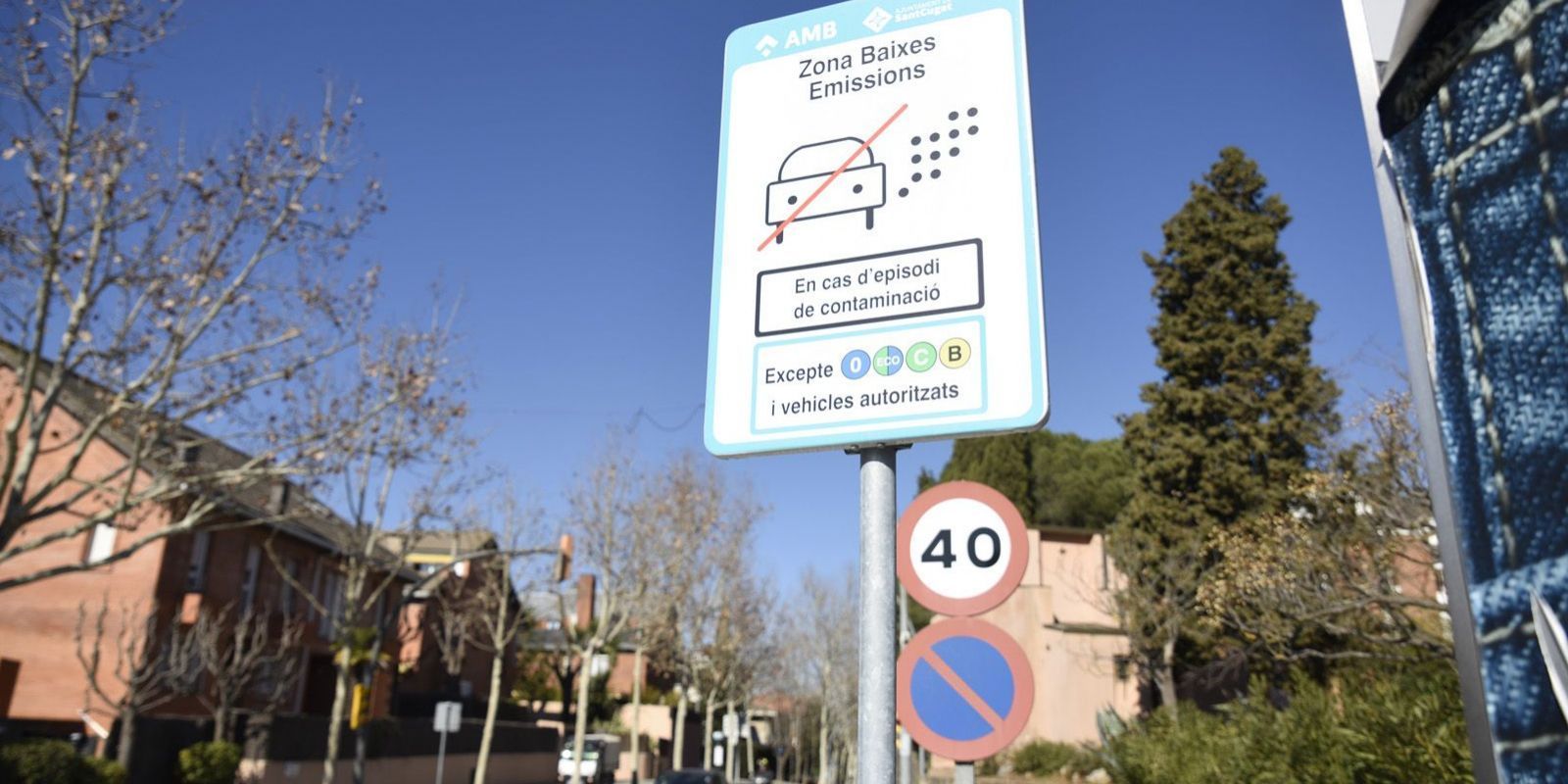Zona Baixes Emissions de Sant Cugat
