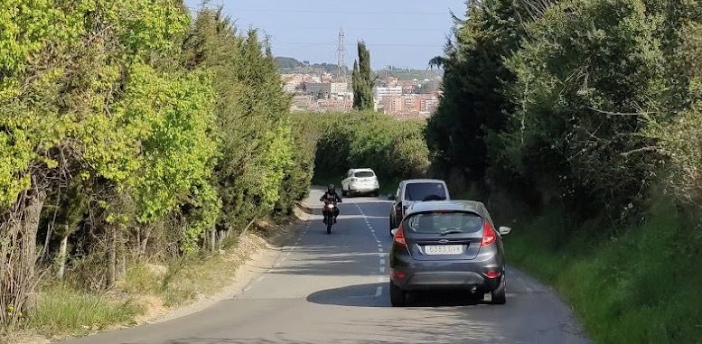 El Camí Antic de Rubí, a la urbanització de Sant Muç. FOTO: NHS