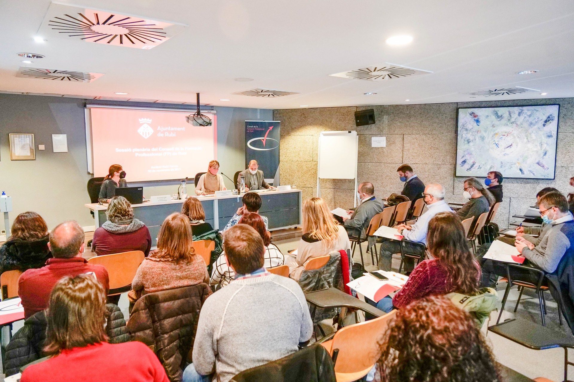 El Consell de la Formació Professional insisteix en la planificació de l'oferta d'FP. FOTO: Ajuntament de Rubí/Localpres