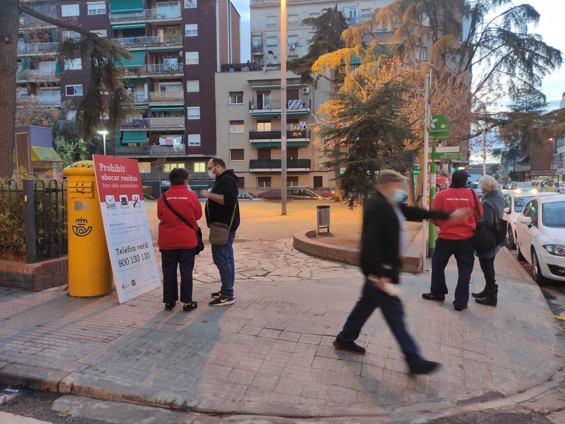 Les agents han atès un total de 587 persones al barri d’El Progrés i Rubí 2000. FOTO: Ajuntament
