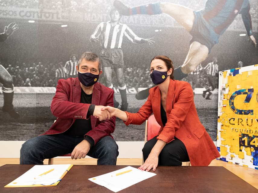 La Johan Cruyff Foundation i el CEF Can Mir segueixen col·laborant. FOTO: CEF Can Mir