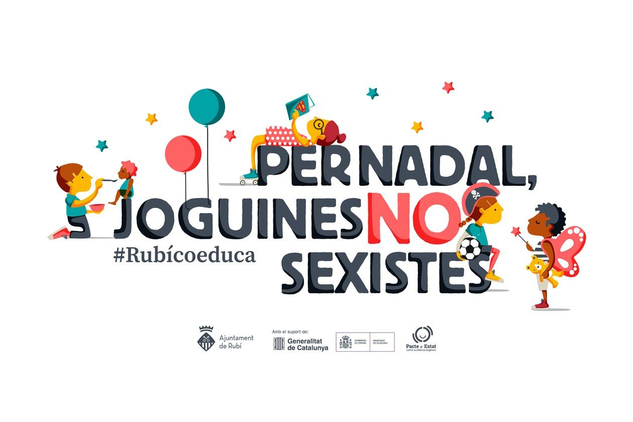 Imatge de la campanya que promou el regal de joguines no sexistes. FOTO: Ajuntament de Rubí