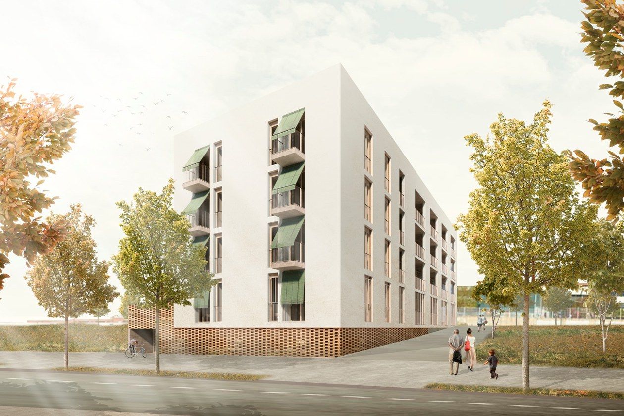 Imatge promocional dels nous pisos de lloguer que construirà l'Incasòl. 