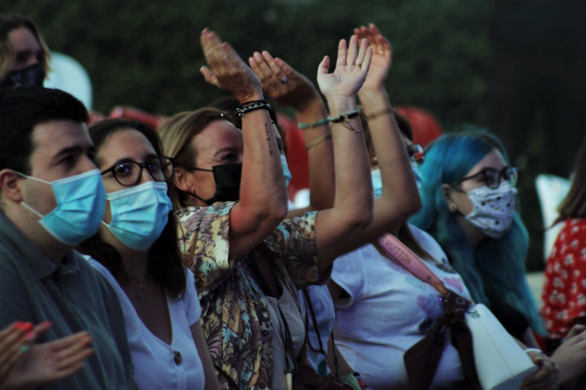 Tornen els concerts del festival RRandom, que coincideixen amb una Festa Major marcada pels controls d'aforament i l'ús de la masareta a l'exterior. FOTO: Andrea Martínez