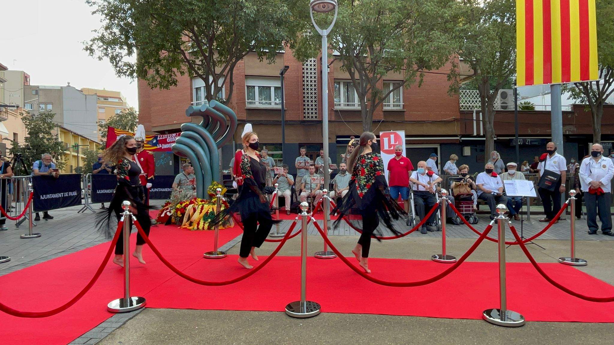 Rubí commemora la Diada de Catalunya. FOTO  Andrea Martínez